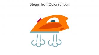 Steam Iron Colored Icon In Powerpoint Pptx Png And Editable Eps Format