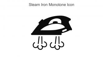 Steam Iron Monotone Icon In Powerpoint Pptx Png And Editable Eps Format