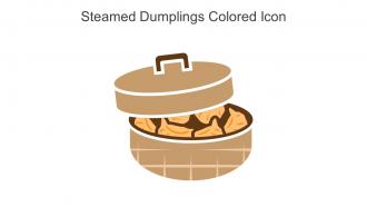 Steamed Dumplings Colored Icon In Powerpoint Pptx Png And Editable Eps Format