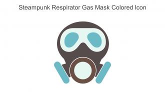 Steampunk Respirator Gas Mask Colored Icon In Powerpoint Pptx Png And Editable Eps Format