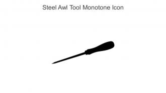 Steel Awl Tool Monotone Icon In Powerpoint Pptx Png And Editable Eps Format