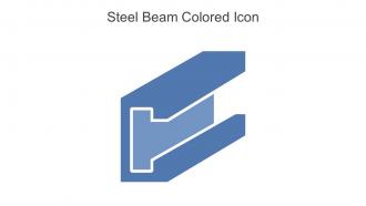 Steel Beam Colored Icon In Powerpoint Pptx Png And Editable Eps Format