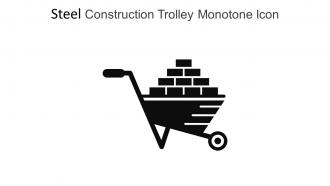 Steel Construction Trolley Monotone Icon In Powerpoint Pptx Png And Editable Eps Format