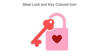 Steel Lock And Key Colored Icon In Powerpoint Pptx Png And Editable Eps Format