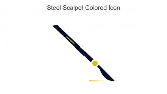 Steel Scalpel Colored Icon In Powerpoint Pptx Png And Editable Eps Format