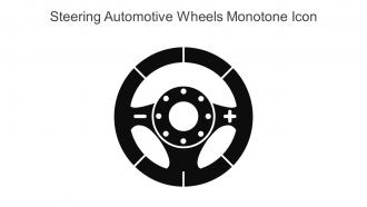 Steering Automotive Wheels Monotone Icon In Powerpoint Pptx Png And Editable Eps Format