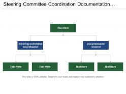 Steering committee coordination documentation control process planning strategy