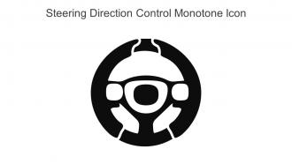 Steering Direction Control Monotone Icon In Powerpoint Pptx Png And Editable Eps Format
