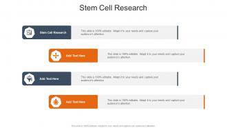 Stem Cell Research In Powerpoint And Google Slides Cpb