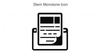 Stem Monotone Icon In Powerpoint Pptx Png And Editable Eps Format