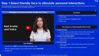 Step 1 Select Friendly Face To Stimulate Personal Synthesia AI Video Generation Platform AI SS