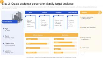 Step 2 Create Customer Persona To Identify Advertisement Campaigns To Acquire Mkt SS V
