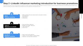 Step 2 Linkedin Influencer Marketing Linkedin Marketing Channels To Improve Lead Generation MKT SS V