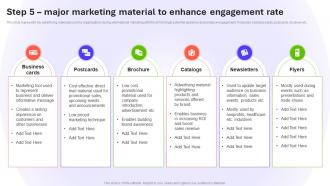 Step 5 Major Marketing Material To Enhance Engagement Introduction To Global MKT SS V