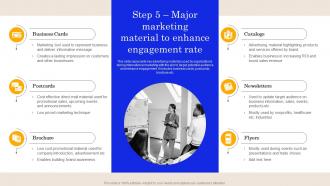 Step 5 Major Marketing Material To Enhance Global Brand Promotion Planning To Enhance Sales MKT SS V