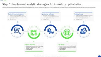 Step 6 Implement Analytic Strategies For Unlocking The Power Of Prescriptive Data Analytics SS