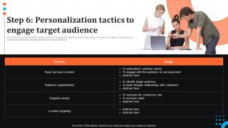 Step 6 Personalization Tactics To Engage Target Audience Event Advertising Via Social Media Channels MKT SS V