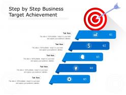Step By Step Business Target Achievement