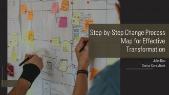Step By Step Change Process Map For Effective Transformation PPT Slides AT