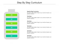 Step by step curriculum ppt powerpoint presentation pictures graphic images cpb