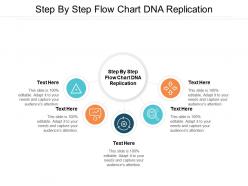 Step by step flow chart dna replication ppt powerpoint presentation pictures cpb
