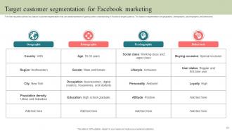 Step By Step Guide To Develop Facebook Marketing Strategy CD V Professional Colorful