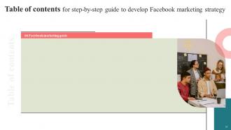 Step By Step Guide To Develop Facebook Marketing Strategy CD V Interactive Colorful