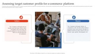 Step By Step Guide To E Commerce Assessing Target Customer Profile For E Commerce Platform BP SS
