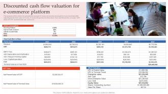Step By Step Guide To E Commerce Discounted Cash Flow Valuation For E Commerce Platform BP SS