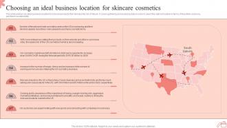 Step By Step Guide To Skincare Choosing An Ideal Business Location For Skincare Cosmetics BP SS