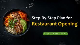Step By Step Plan For Restaurant Opening Powerpoint Presentation Slides