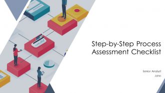Step By Step Process Assessment Checklist PPT Slides AT Step By Step Process Assessment Checklist PPT Slides AT