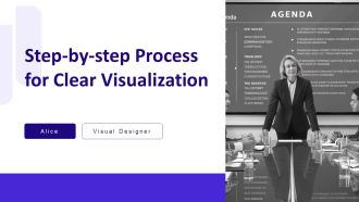 Step By Step Process For Clear Visualization PPT Demonstration AT