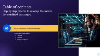 Step By Step Process To Develop Blockchain Decentralized Exchanges BCT CD Multipurpose Aesthatic