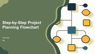 Step By Step Project Planning Flowchart PPT Information AT