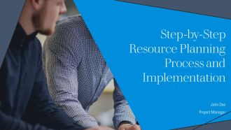 Step By Step Resource Planning Process And Implementation PPT Demonstration AT
