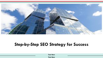 Step By Step SEO Strategy For Success PPT Example AT
