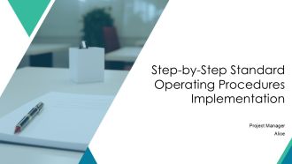 Step By Step Standard Operating Procedures Implementation PPT Structure AT