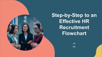 Step By Step To An Effective HR Recruitment Flowchart PPT Presentation AT