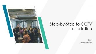 Step By Step To CCTV Installation PPT Template AT