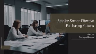 Step By Step To Effective Purchasing Process PPT Example AT