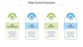 Step Costs Examples Ppt Powerpoint Presentation Layouts Topics Cpb