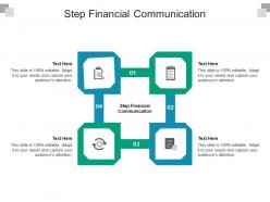 Step financial communication ppt powerpoint presentation gallery aids cpb