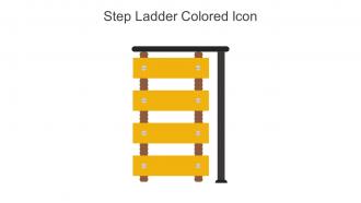 Step Ladder Colored Icon In Powerpoint Pptx Png And Editable Eps Format