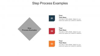 Step process examples ppt powerpoint presentation summary diagrams cpb