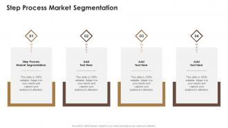 Step Process Market Segmentation In Powerpoint And Google Slides Cpb