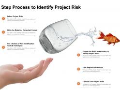 Step process to identify project risk