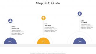 Step SEO Guide In Powerpoint And Google Slides Cpb