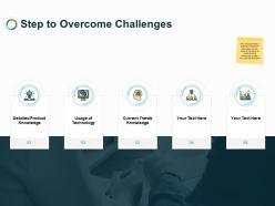Step to overcome challenges ppt powerpoint presentation outline deck