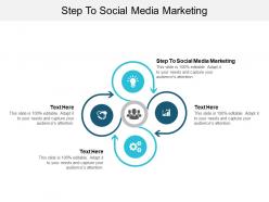 Step to social media marketing ppt powerpoint presentation summary rules cpb